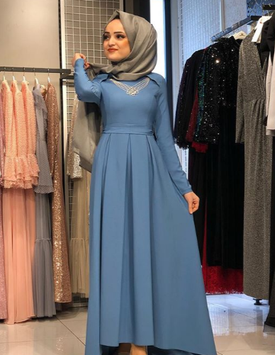 أحدث فساتين سواريه محجبات 2019