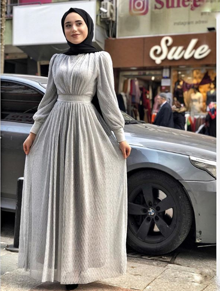 أحدث فساتين سواريه محجبات 2019