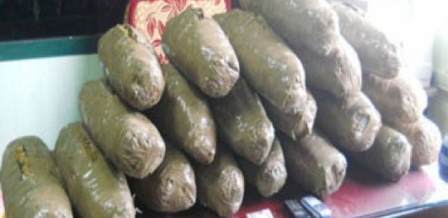 ضبط 65 لفافة بانجو ونصف كيلو حشيش فى بلبيس 1 65 لفافة بانجو