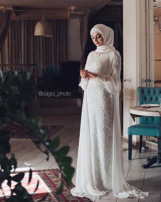 فساتين سهرة 2018 للمحجبات