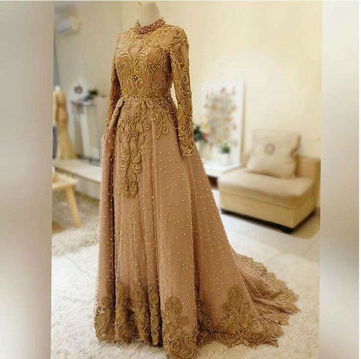فساتين سهرة محجبات 2018