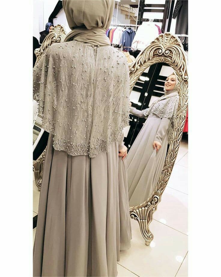 فساتين سهرة محجبات 2018