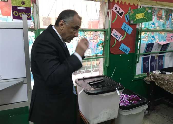 عامر يدلي بصوته في انتخابات الرئاسة