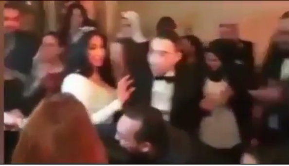 حفل زفاف حسام حبيب وشيرين عبدالوهاب ..صور 1 شيرين عبدالوهاب ترقص مع حسام حبيب في حفل زفافهما
