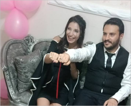 مصرية تثير الجدل بعد خطبتها على شاب تركي