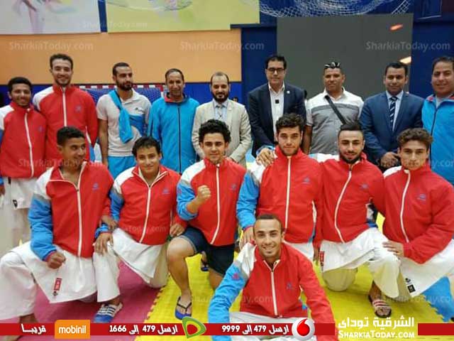 منتخب الشرقية للكاراتيه كاتا رجال يحتل المركز الخامس في كأس مصر 1 منتخب الشرقية للكاراتيه