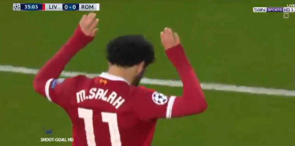 هدفي محمد صلاح في روما