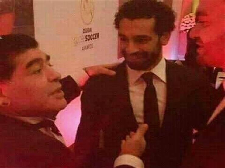 مارادونا: محمد صلاح يستطيع منافسة كريستيانو وميسي 1 مارادونا يتحدث عن محمد صلاح