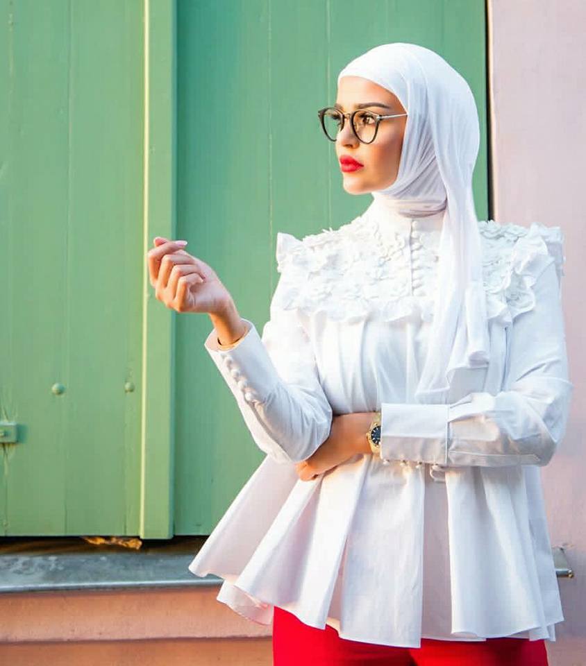 موضة الطرح 2018 بإطلالات الفاشينيستا الكويتيّة مرمر