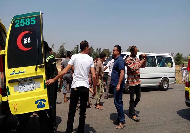 مصرع طالب وإصابة آخر في حادث تصادم بالزقازيق 1 حادث مروع علي طريق العاشر من رمضان
