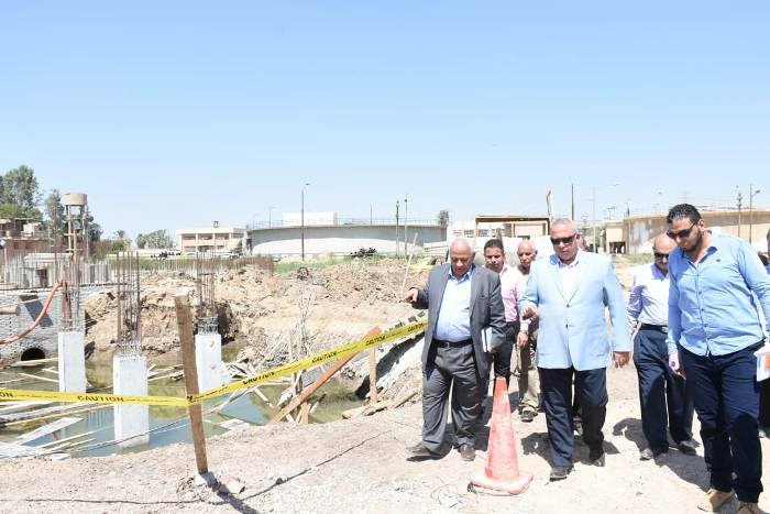 محافظ الشرقية يتابع أعمال محطة مياه العباسة بأبو حماد 1 محافظ الشرقية يتابع أعمال محطة العباسة بأبو حماد