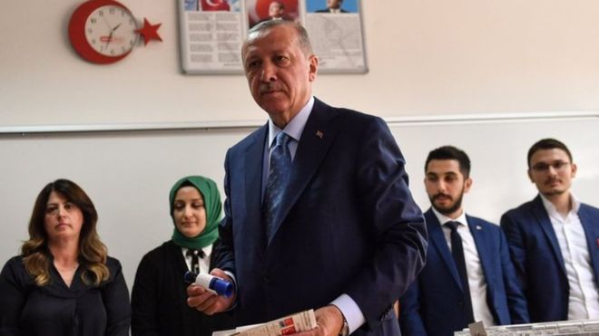 أردوغان يعلن فوزه في انتخابات الرئاسة التركية