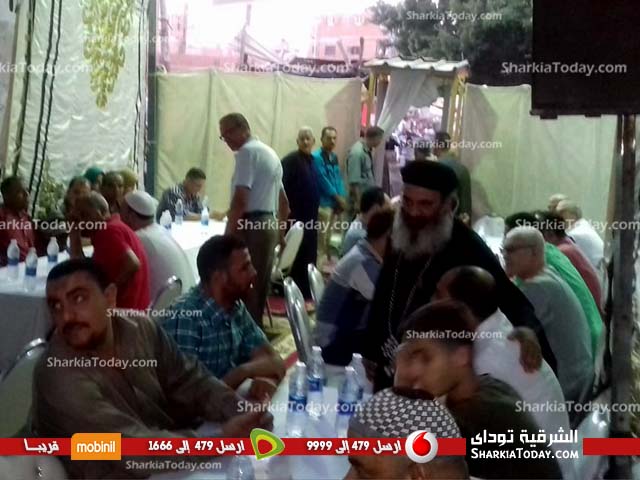 إفطار جماعي بكنيسة القديسة دميانة بمدينة القنايات 1 إفطار جماعي بكنيسة القنايات