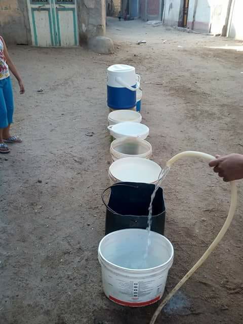 استغاثة أهالي قرية بكفر صقر بسبب انقطاع المياه أكثر من 5 أشهر 1 الشرقية