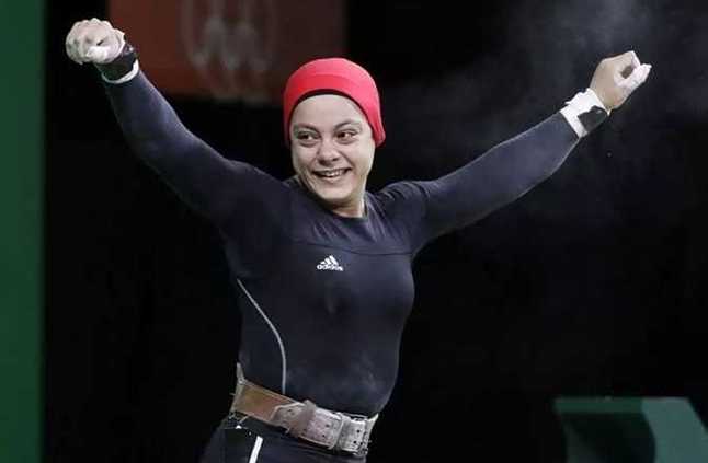 سارة سمير تحرز ذهبية النطر في رفع الأثقال بدورة ألعاب البحر المتوسط 1 سارة سمير تحرز ذهبية النطر في رفع الأثقال