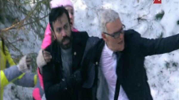 رد فعل سامح حسين بعد اكتشاف مقلب رامز تحت الصفر 1 سامح حسين في رامز تحت الصفر