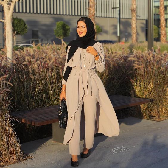 موضة البنطلون الواسع للمحجبات 2018