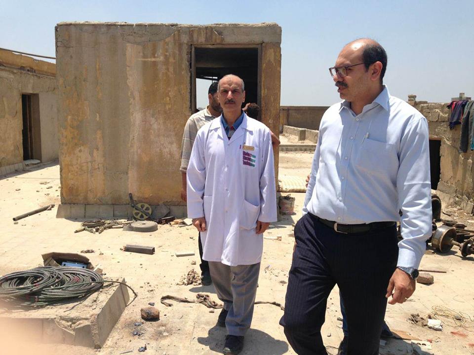 مدير إدارة المستشفيات يتفقد مستشفى الصدر بالزقازيق 1 مدير إدارة المستشفيات يتفقد مستشفى الصدر بالزقازيق