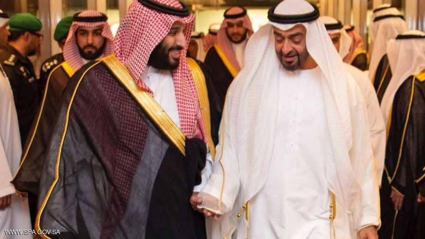 ولي العهد السعودي يستقبل ولي عهد أبوظبي 1 ولي العهد السعودي يستقبل ولي عهد أبوظبي