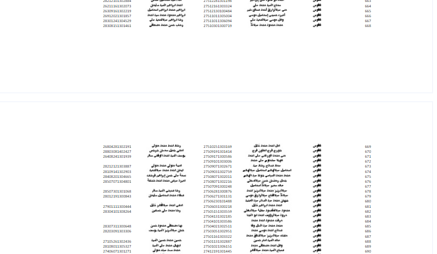 أسماء الفائزين بشقق الإعلان التاسع لـ«الإسكان الاجتماعي» بفاقوس بمحافظة الشرقية 7 أسماء الفائزين بشقق الإعلان التاسع لـ«الإسكان الاجتماعي» بفاقوس بمحافظة الشرقية