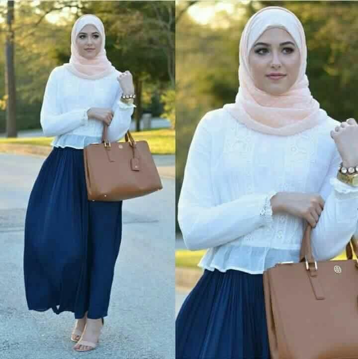 بلوزات 2018 للمحجبات لمظهر أنيق و مريح 6 بلوزات 2018 محجبات