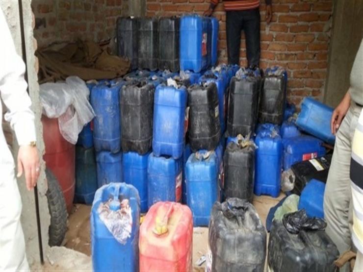 ضبط مواد بترولية قبل تهريبه بالسوق السوداء