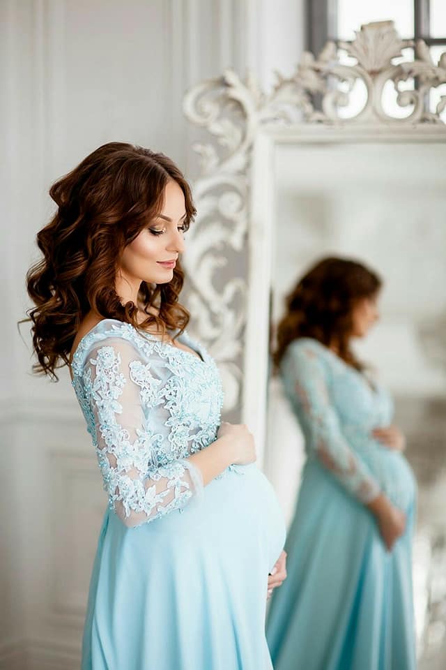 فساتين سواريه 2018 للحوامل ناعمة 4 فساتين سواريه 2018 حوامل