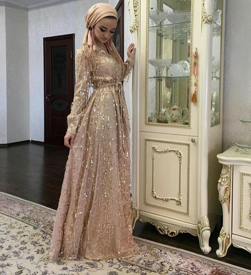 فساتين سواريه 2018 محجبات شيك 20 فساتين سواريه 2018 محجبات