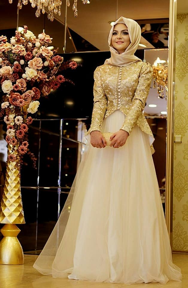فساتين سواريه 2018 محجبات شيك 12 فساتين سواريه 2018 محجبات