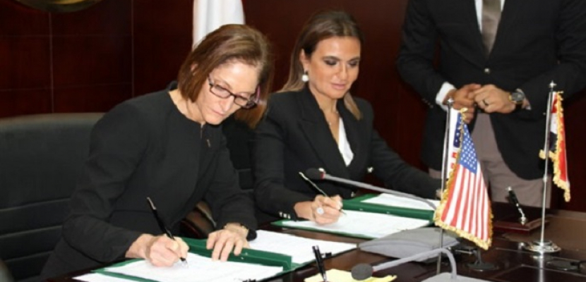 توقيع اتفاقيات بين مصر والولايات المتحدة بقيمة 45 مليون جنيه 1 توقيع اتفاقيات بين مصر والولايات المتحدة