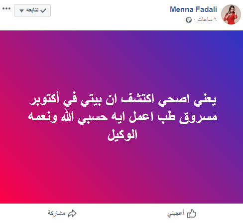 منة فضالي تتعرض لسرقة منزلها للمرة الثانية 2 منة فضالي تتعرض للسرقة للمرة الثانية