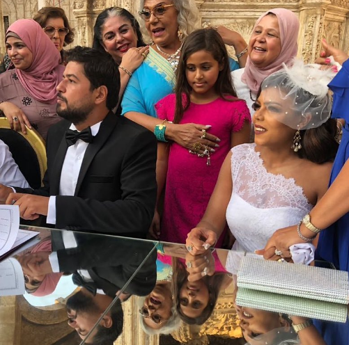 الصور الأولى من عقد قران ناهد السباعي 1 الصور الأولى من عقد قران ناهد السباعي