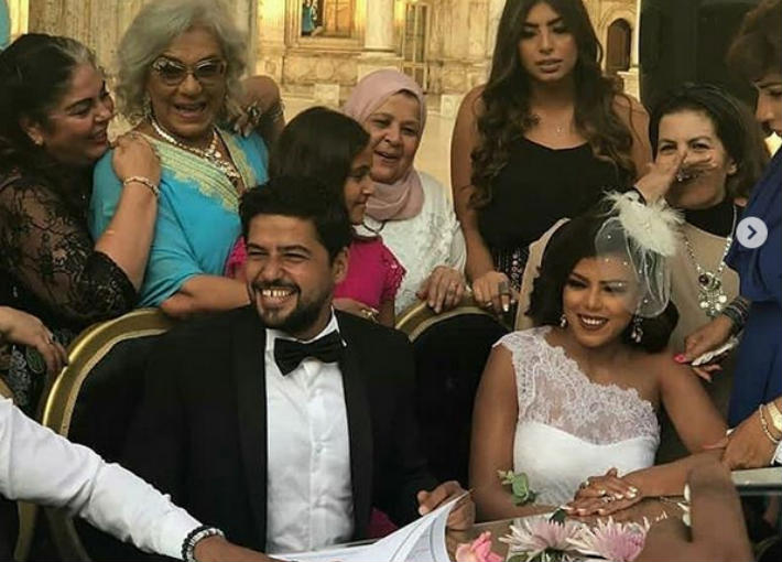 الصور الأولى من عقد قران ناهد السباعي 5 الصور الأولى من عقد قران ناهد السباعي