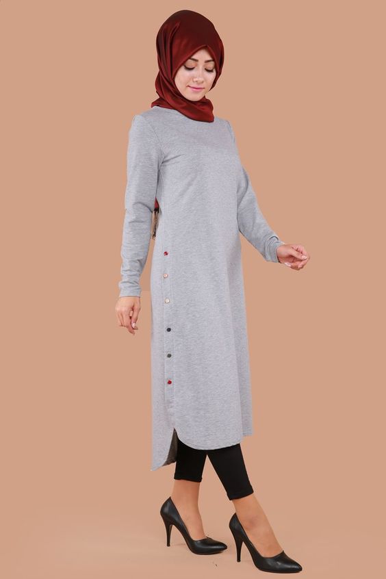 بلوزات محجبات للتفصيل طويلة