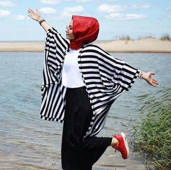 بلوزات محجبات للتفصيل طويلة
