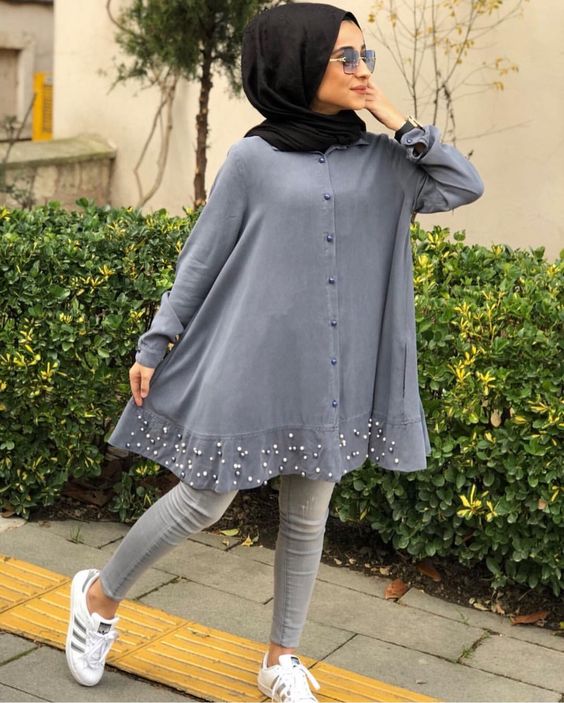 بلوزات صيف 2018 للمحجبات