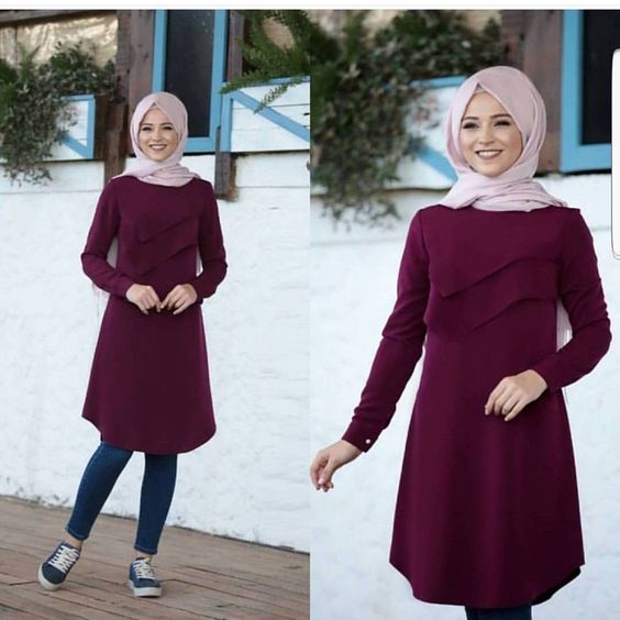 بلوزات صيف 2018 للمحجبات