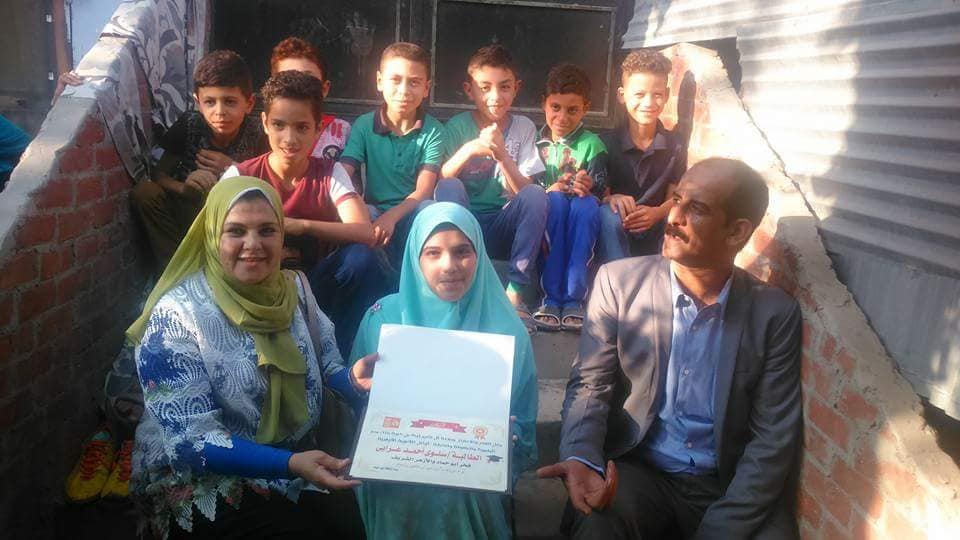 ثقافة أبو حماد تكرم السادسة على مستوى الجمهورية بالثانوية العامة 1 تكرم السادسة على مستوى الجمهورية بالثانوية العامة
