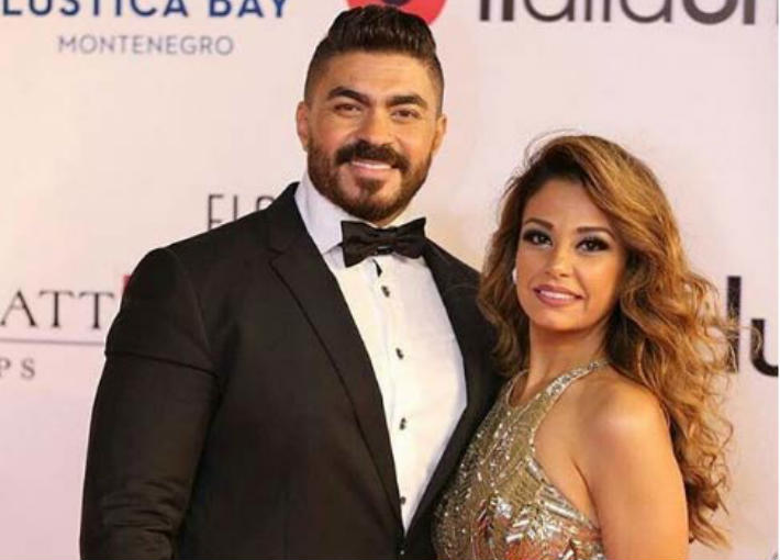 رد ناري من خالد سليم على انتقادات تهنئته لزوجته 1 خالد سليم