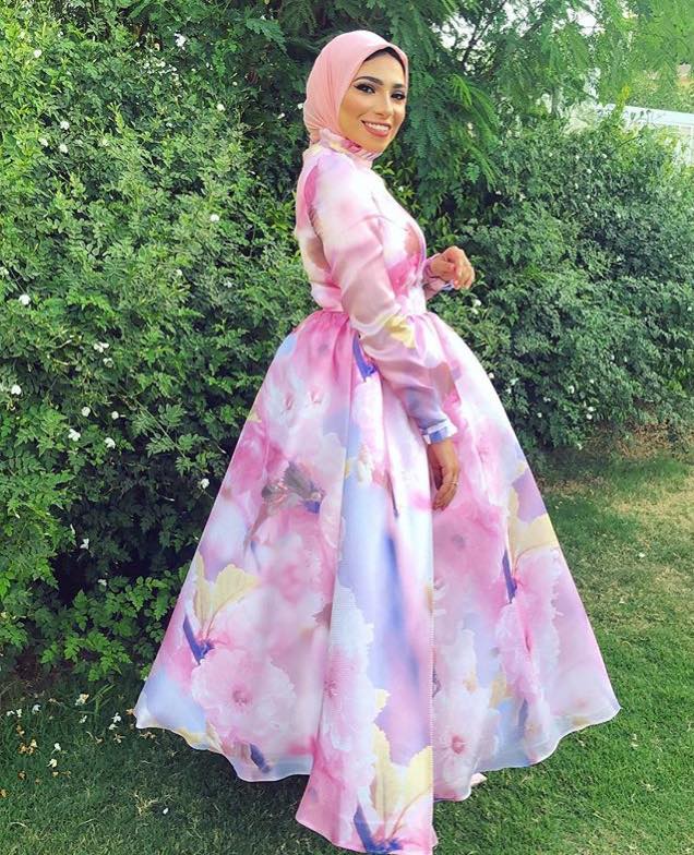فساتين سواريه محجبات بسيطة 21 فساتين محجبات