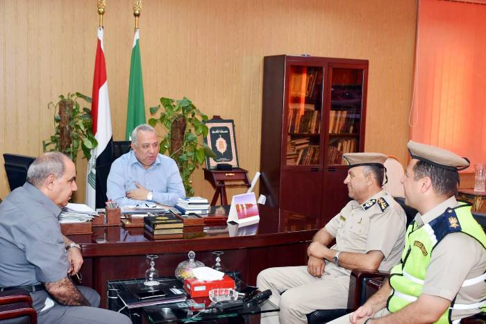 محافظ الشرقية يستقبل مدير إدارة المرور الجديد 1 محافظ الشرقية يستقبل مدير إدارة المرور الجديد
