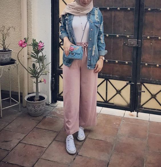 جاكيت جينز للمحجبات خريف 2018 شتاء 2019
