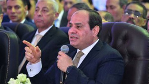 السيسى ينفعل بسبب مبنى على الطريق الدائرى بالإسكندرية 1 السيسى ينفعل بسبب مبنى على الطريق الدائرى