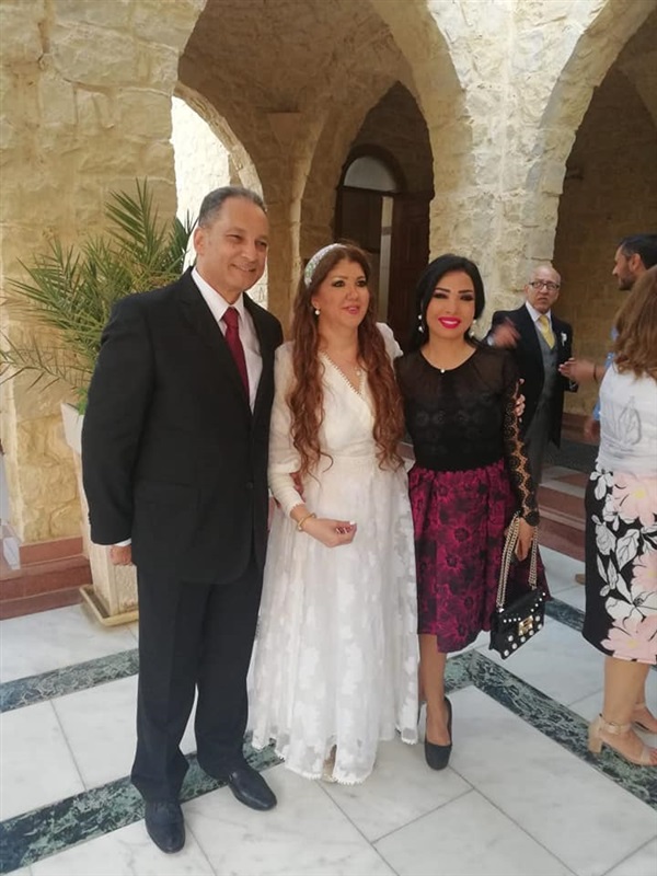 الصور الأولى لعقد قران رولا خرسا 2 الصور الأولى لعقد قران رولا خرسا