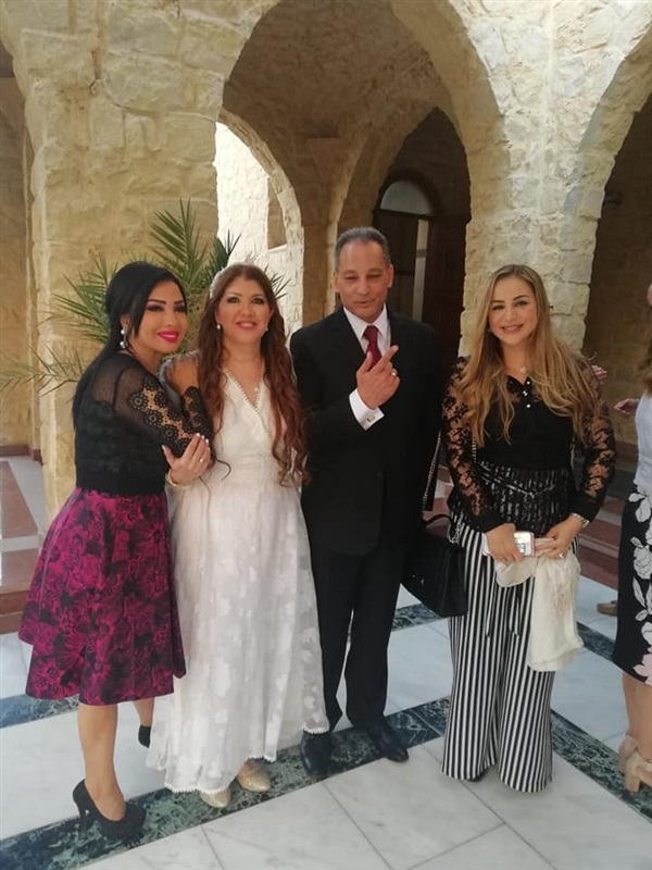 الصور الأولى لعقد قران رولا خرسا 1 الصور الأولى لعقد قران رولا خرسا