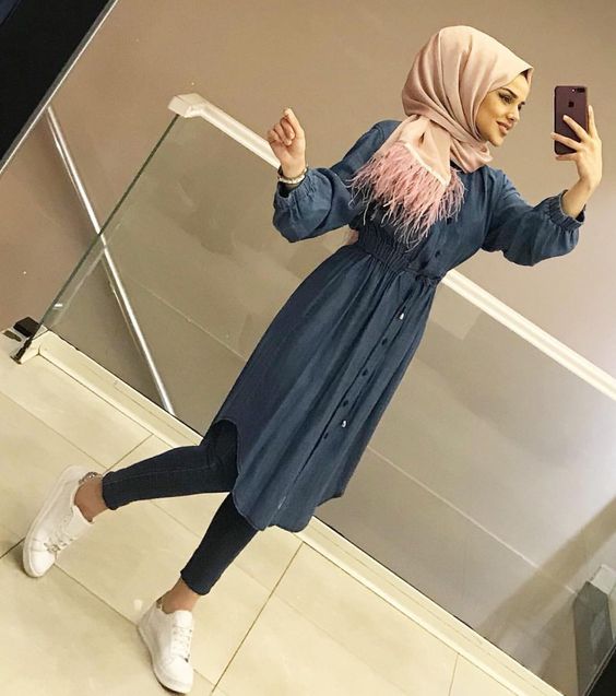 بلوزات طويلة ..موديلات أنيقة للتفصيل 8 بلوزات طويلة للمحجبات
