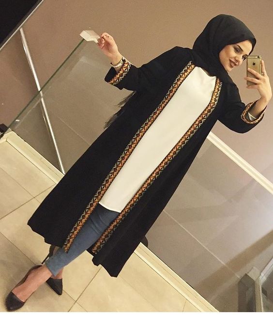 بلوزات طويلة ..موديلات أنيقة للتفصيل 9 بلوزات طويلة للمحجبات