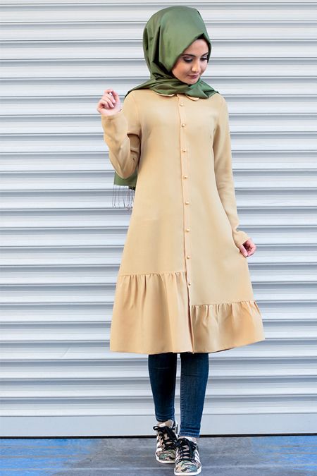 بلوزات طويلة ..موديلات أنيقة للتفصيل 10 بلوزات طويلة للمحجبات