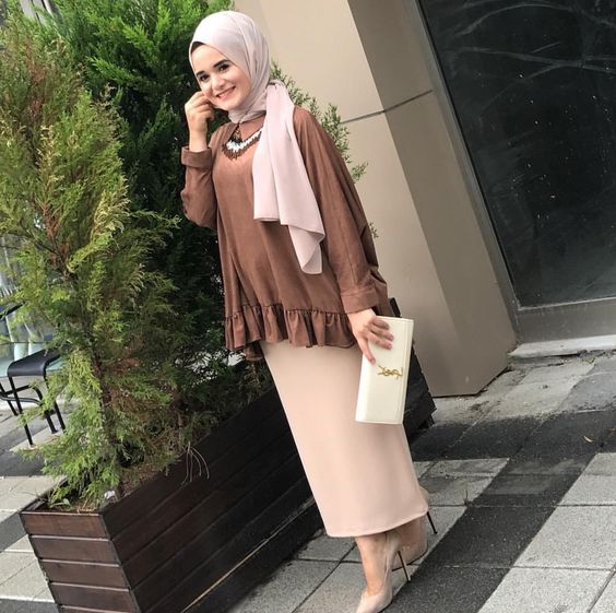 بلوزات محجبات كاجوال للتفصيل
