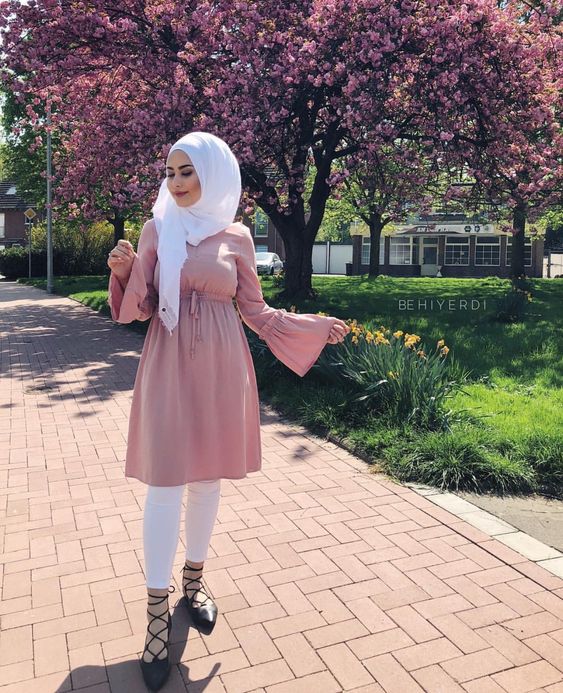 بلوزات محجبات كاجوال للتفصيل